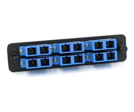 Picture of LGX Adapter Plate with 6 Duplex SC Blue Adapters
