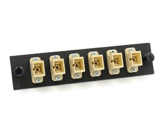 Picture of LGX Adapter Plate with 6 Simplex SC Beige Adapters