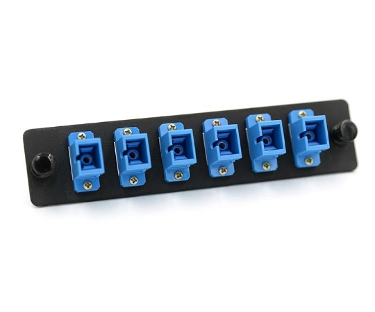 Picture of LGX Adapter Plate with 6 Simplex SC Blue Adapters
