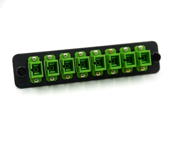Picture of LGX Adapter Plate with 8 Simplex SC Green Adapters