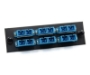Picture of F-Type Plate with 6 Duplex SC Blue Adapters