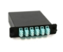 Picture of 12 Fiber MTP Cassette - Multimode OM3 - x12 LC/UPC to x1 MTP/UPC Standard Female
