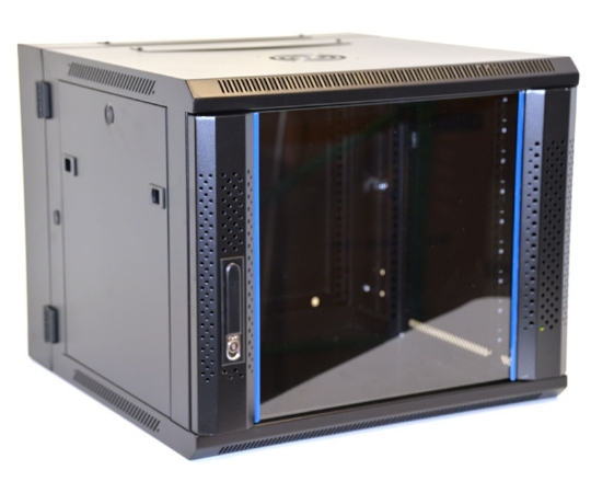 Picture of 9U Wall Mount Equipment Cabinet, Vented Border, Double