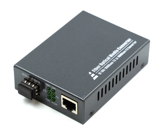 Picture of Fiber to Ethernet Media Converter - 110km - 10/100/1000TX to SFP - Singlemode