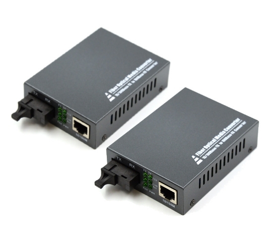 Picture of Fiber to Ethernet Media Converter - Bi-Directional WDM  - 80km - 10/100TX to 100FX - Singlemode - Sold in Pairs
