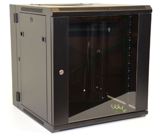 Picture of 12U Wall Mount Equipment Cabinet, Glazed Door, Double
