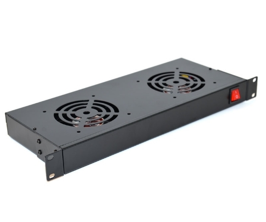 Picture of Network Rack Cooling Fan, 2 Fan, 1U
