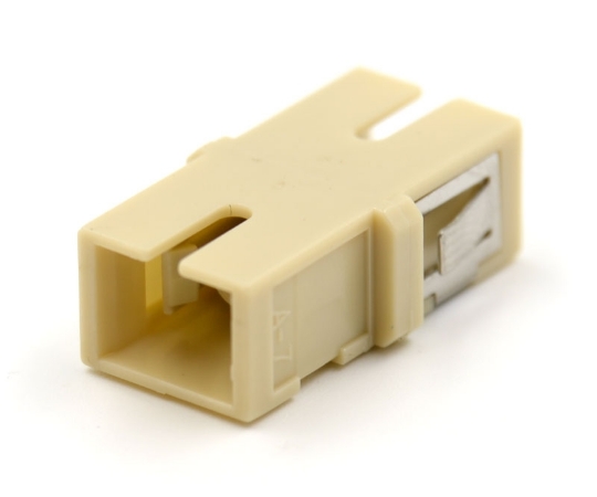 Picture of SC Simplex Beige Adapter without Flange