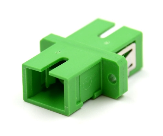 Picture of SC Simplex Green Adapter with Flange