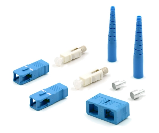 Picture of SC Single-mode Duplex 3mm Epoxy Connector Kit