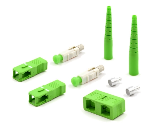 Picture of SC/APC Single-mode Duplex 2mm Epoxy Connector Kit