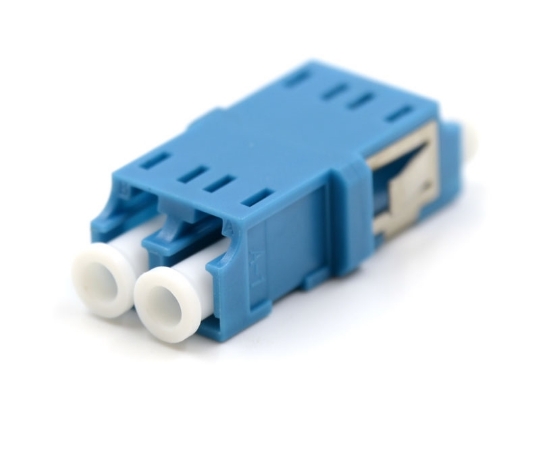 Picture of LC Duplex Blue Adapter without Flange