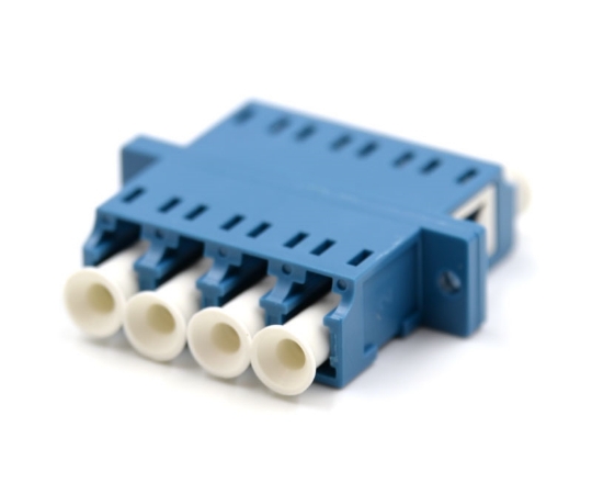 Picture of LC Quad Blue Adapter with Flange