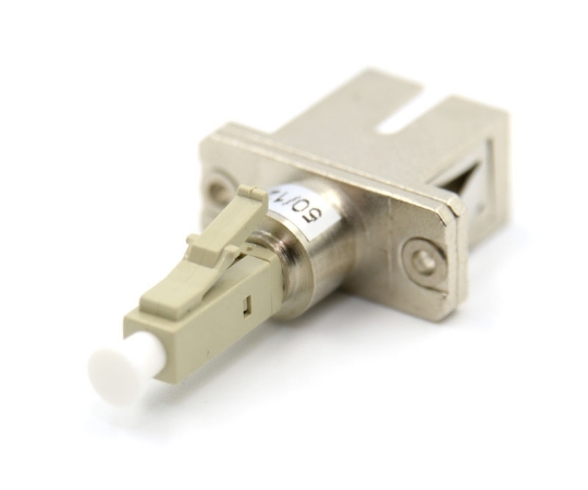 Picture of LC Male - SC Female 50/125 Hybrid Adapter