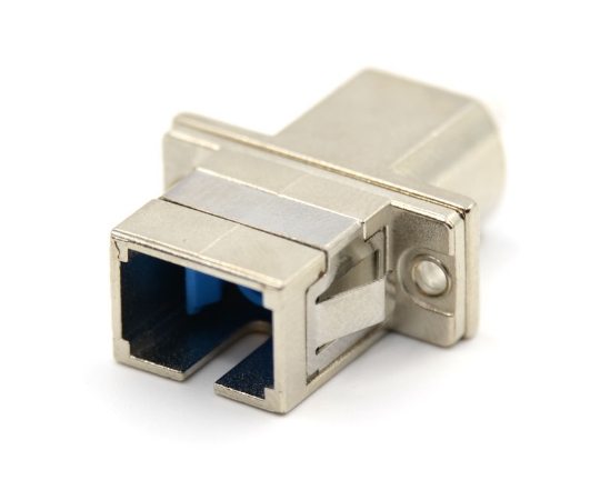 Picture of SC Female - LC Female Hybrid Metal Adapter