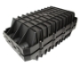 Picture of 144 Fiber Outdoor Splice Enclosure - x6 Splice Trays Included - 6 Ports at 20mm
