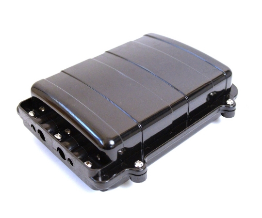 Picture of 12 Fiber Horizontal Splice Enclosure, 4 Ports, 1 Tray