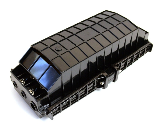 Picture of 72 Fiber, Inline Splice Enclosure, 6 Port, 3 Tray