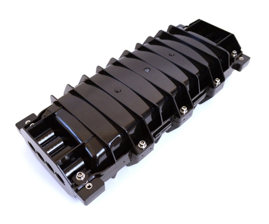 Picture of 72 Fiber, Inline Splice Enclosure, 8 Port, 2 Tray