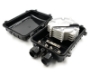 Picture of 48 Fiber Outdoor Splice Enclosure - x4 Splice Trays Included - 2 Ports at 26mm