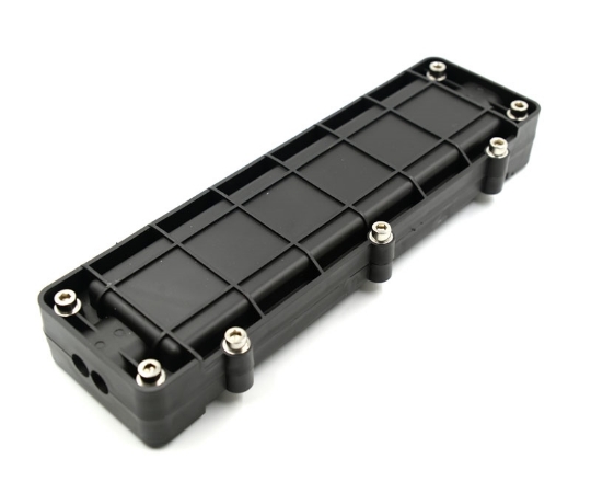 Picture of 12 Fiber Outdoor Splice Enclosure - Splice Holders Included - 4 Ports at 12mm