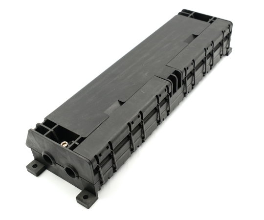 Picture of 48 Fiber Outdoor Splice Enclosure - x2 Splice Trays Included - 4 Ports at 16mm