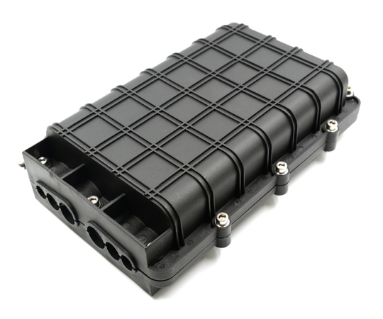 Picture of 48 Fiber Horizontal Splice Enclosure, 6 Ports, 4 Trays