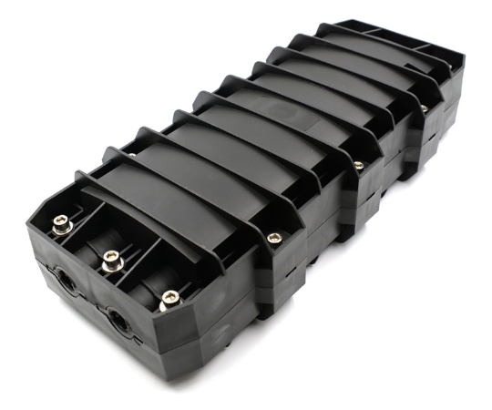 Picture of 96 Fiber Outdoor Splice Enclosure - x4 Splice Trays Included - 4 Ports at 22mm