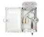 Picture of 4 Fiber Wall Mountable Termination Box - 2 Input Glands - Splice Tray Included