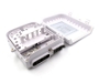 Picture of 12 Fiber Wall Mount Termination Box - Splice Tray Included - 15 Ports (x3) at 12mm (x12) at 3mm