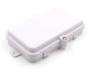 Picture of 4 Fiber Wall Mount Termination Box - Splice Tray Included - 5 Ports (x1) at 8mm and (x4) at 3mm