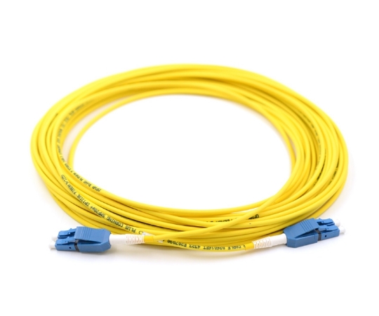 Picture of 2m, LC to LC, Duplex, OS2 Uniboot Patch Cable