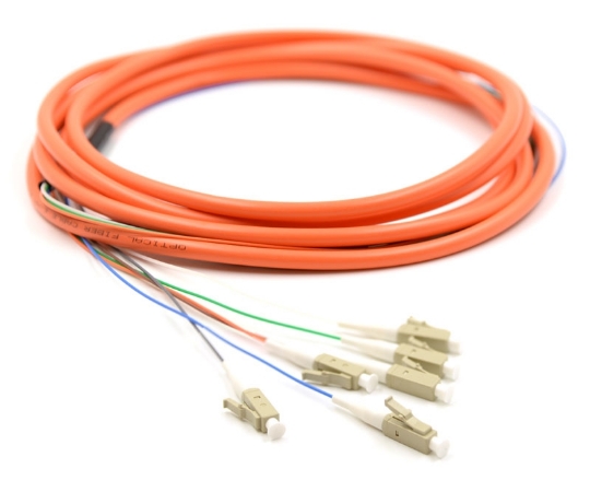 Picture of 3m, 6 Fiber LC Pigtail, Multimode, OM1