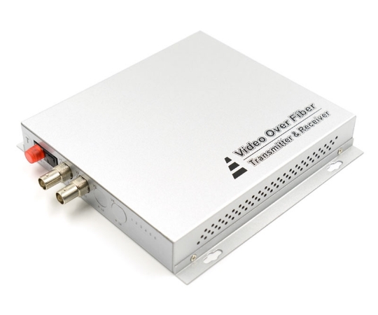 Picture of 2 Channel Video Over Fiber Optic Converter with Audio