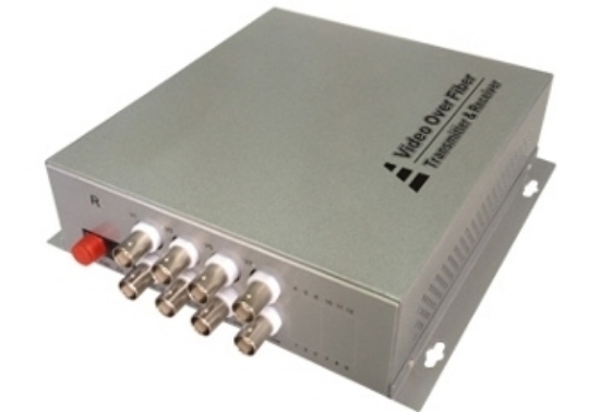 Picture of 8 Channel Video Over Fiber Optic Converter With Audio