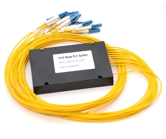 Picture of 1x16 PLC Fiber Optic Splitter in ABS Box