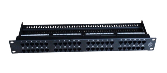 Picture of Cat6 48 Port Unshielded 1U Copper Patch Panel