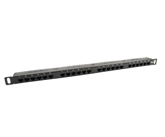 Picture of Cat6 24 Port Unshielded 0.5U Copper Patch Panel