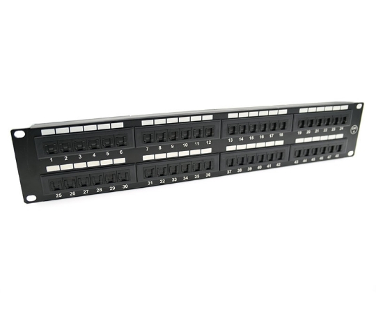 Picture of Cat6 48 Port Unshielded 2U Copper Patch Panel
