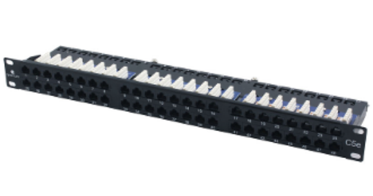 Picture of Cat5E 48 Port Unshielded 1U Copper Patch Panel