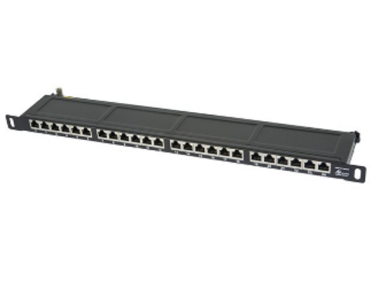 Picture of Cat5e 24 Port Unshielded 0.5U Copper Patch Panel