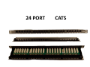 Picture of Cat5e 24 Port Unshielded 0.5U Copper Patch Panel
