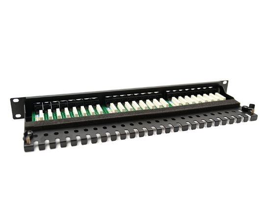 Picture of UTP Cat5e, 24 Port, Horizontal Network Panel, Krone IDC