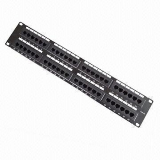 Picture of Cat5e 48 Port Unshielded 2U Copper Patch Panel