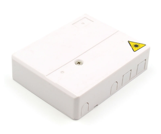Picture of 4 Fiber Wall Outlet Box with 2 Ports