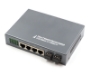 Picture of 4 Port Fiber Switch 10/100/1000 RJ45 to 2 SFP Ports