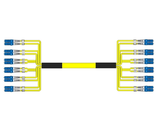 Picture of 24 Fiber Single-mode Custom Fiber Cable Assembly