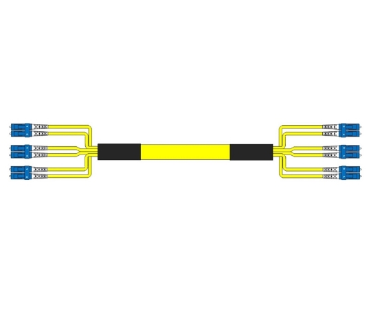 Picture of 6 Fiber Single-mode Custom Fiber Cable Assembly