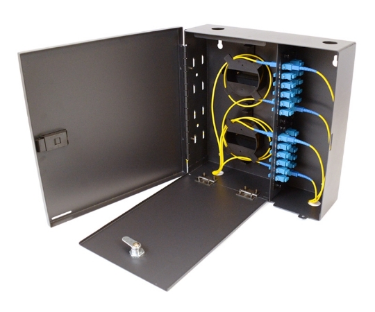Picture of 4 LGX, Wall Mount Patch Panel with Single Door