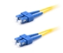 Picture of 1m, SC to SC, Duplex, Singlemode Armored Fiber Cable